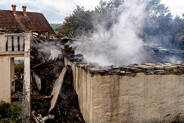 Professional Fire Damage Removal technician working in Springfield, NJ